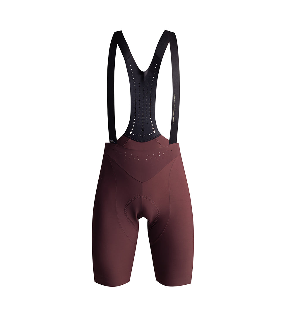 Herren Sign Ult Bib Shorts Burgundy
