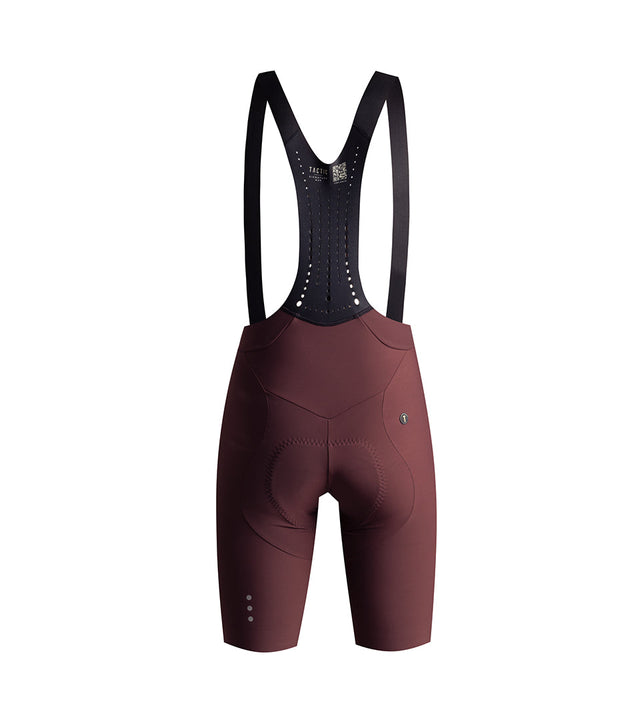 Man Sign Ult Bib Shorts Burgundy