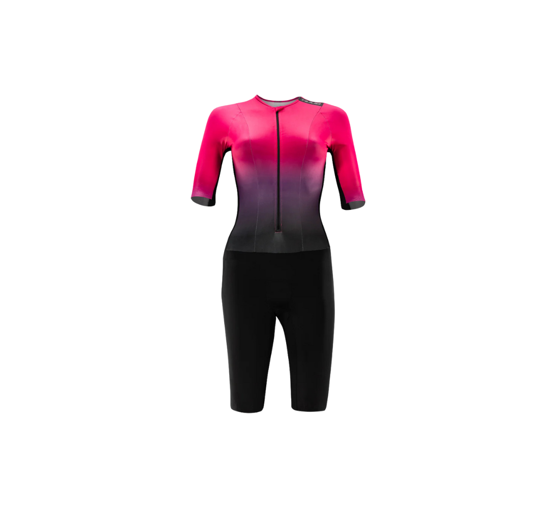 Women's Collective Trisuit - Black/Rose