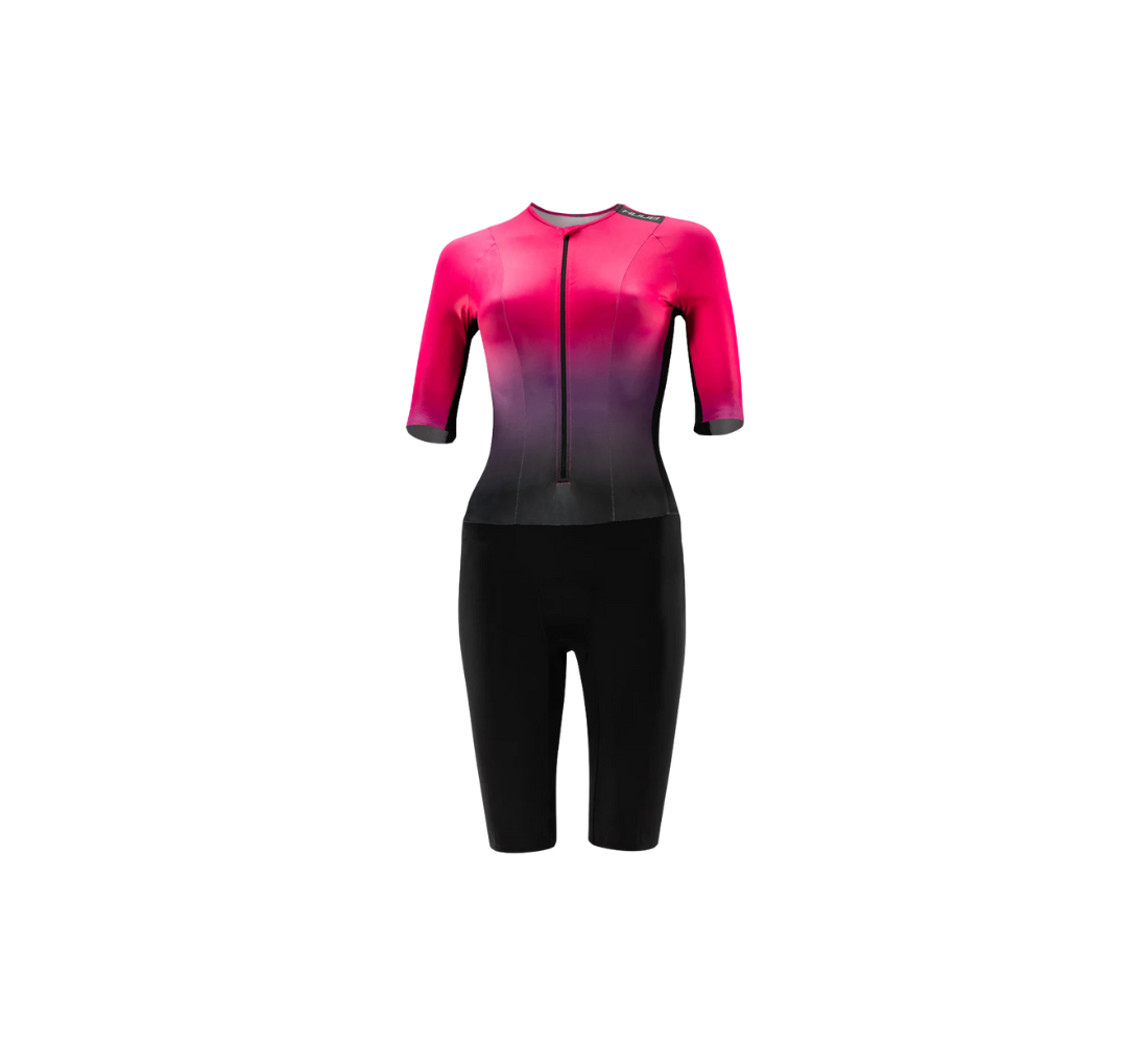 Women's Collective Trisuit - Black/Rose