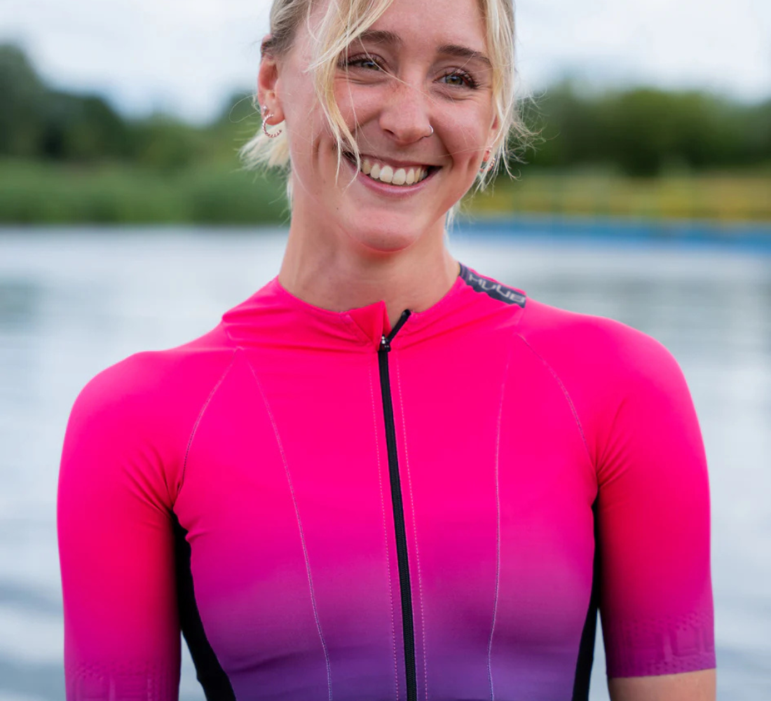 Women's Collective Trisuit - Black/Rose