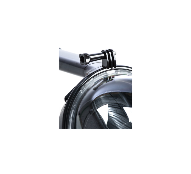 Vollgesichts-Schnorchelmaske, Schwarz