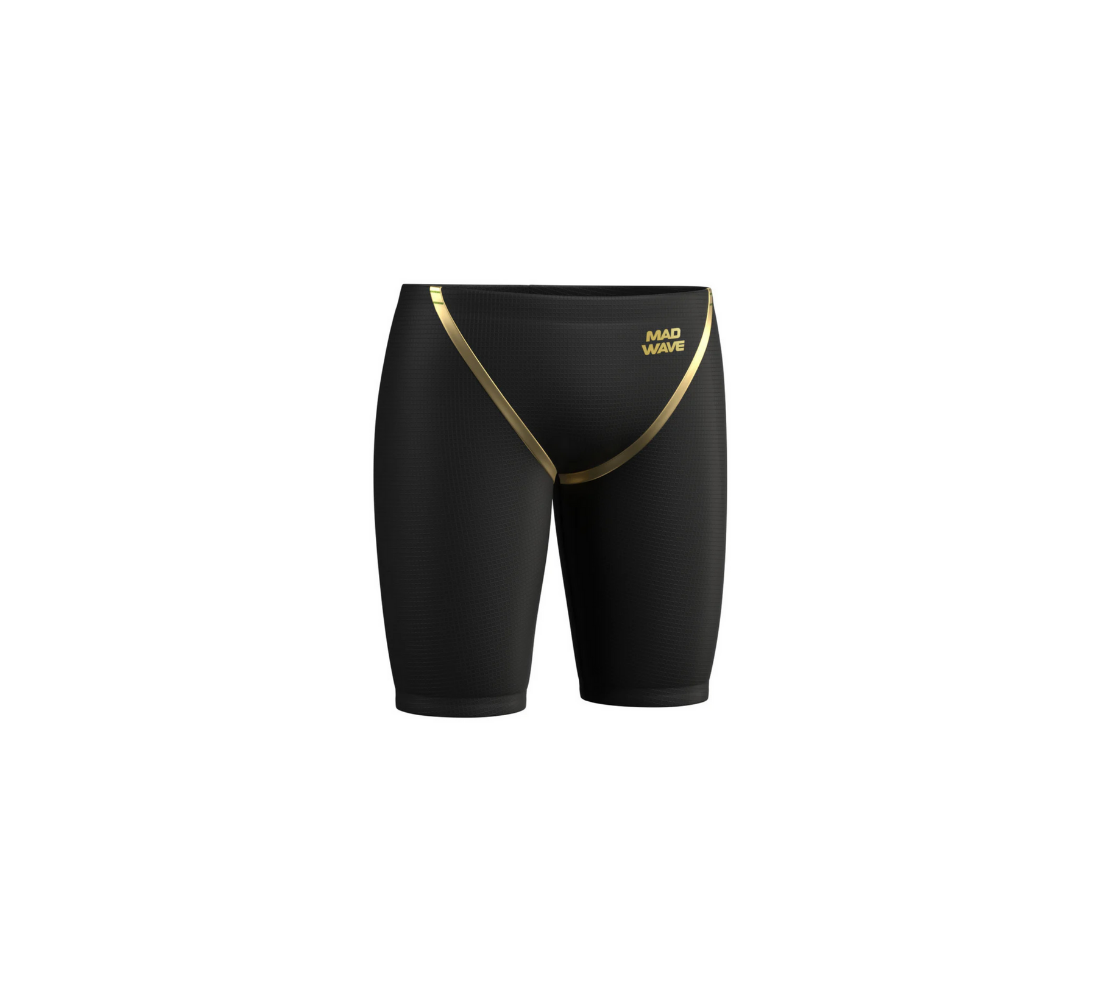 Herren Racing Jammer Open Water Full Back Herren, Schwarz