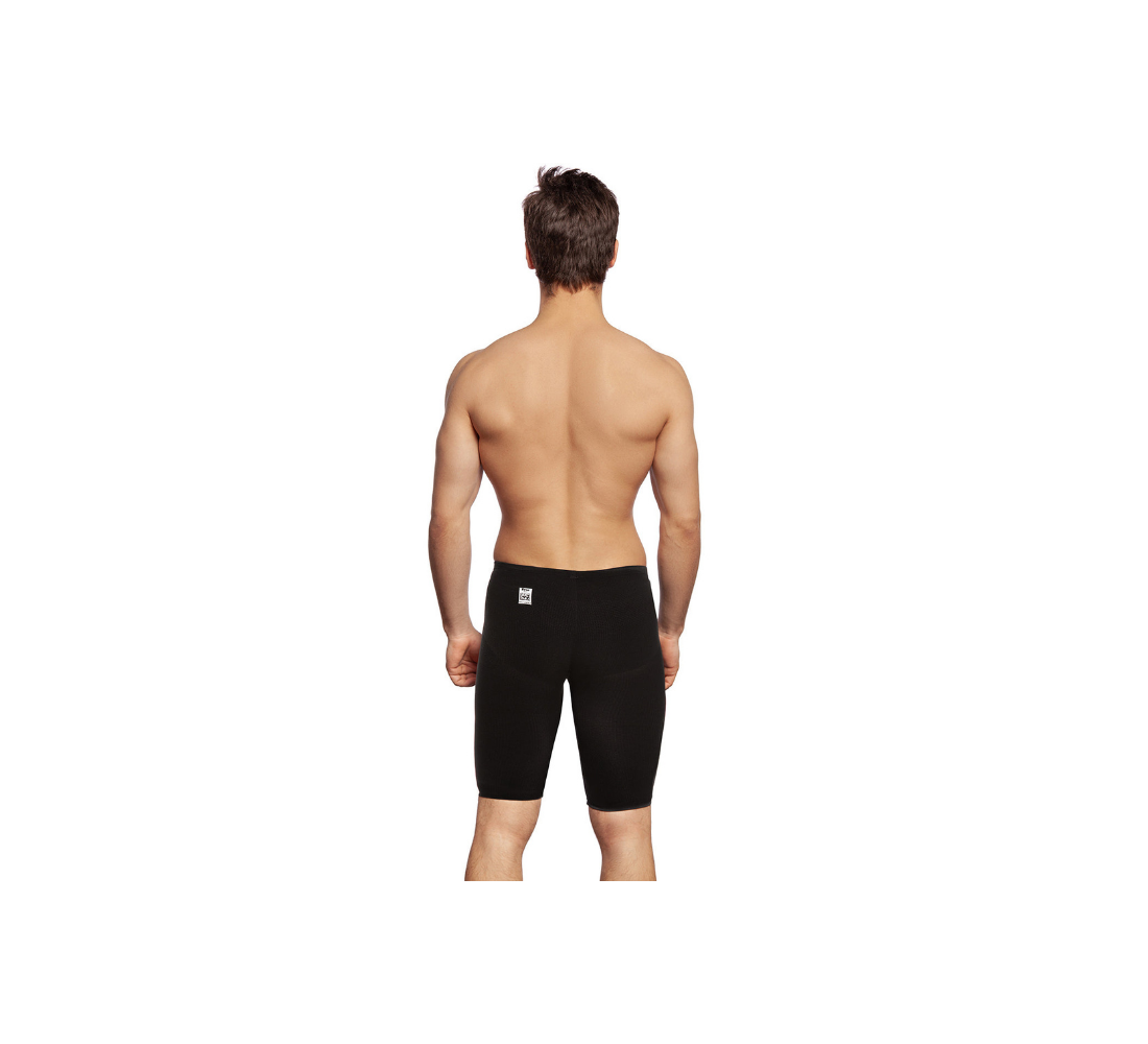 Herren Racing Jammer Open Water Full Back Herren, Schwarz