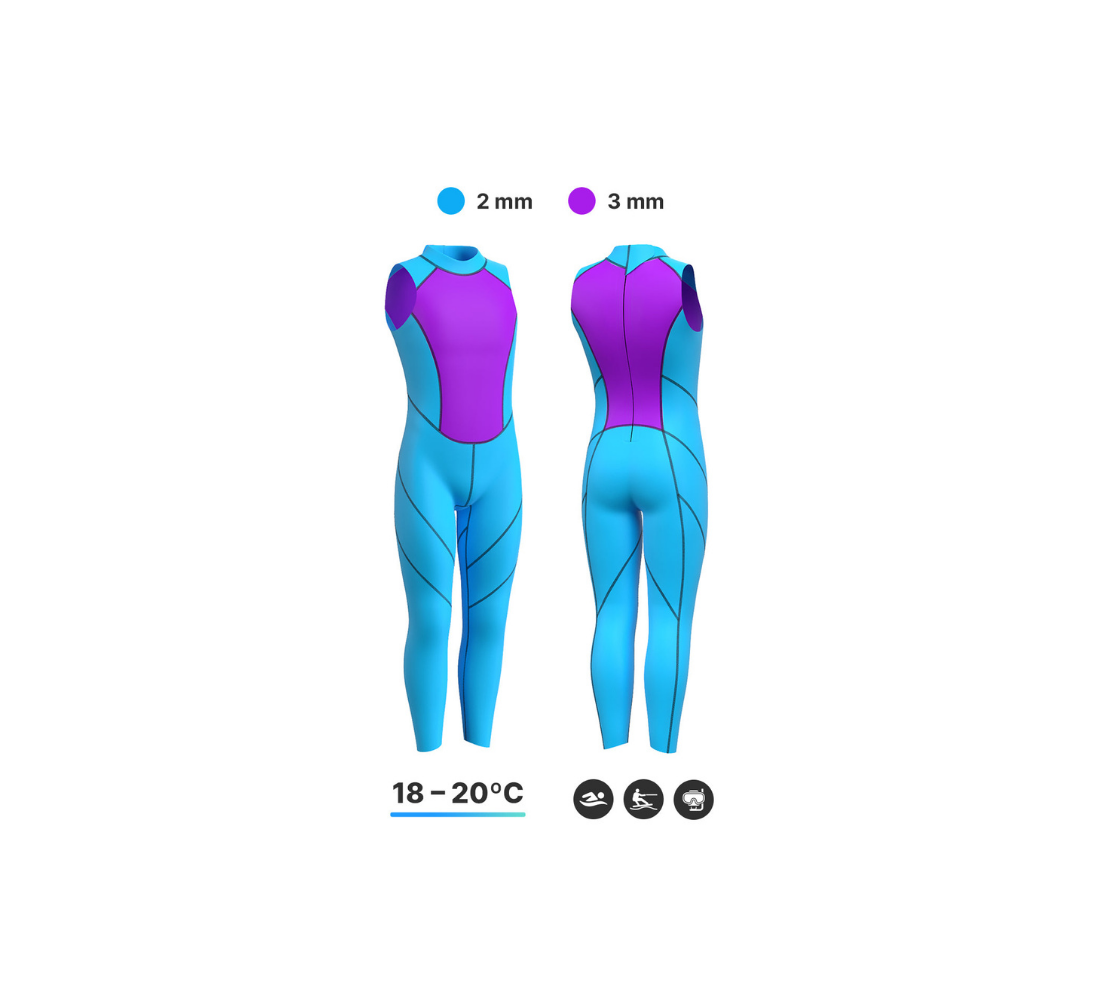 Neoprene wetsuit man OPNWTR Hydrostar DSSS LGJ man, Black