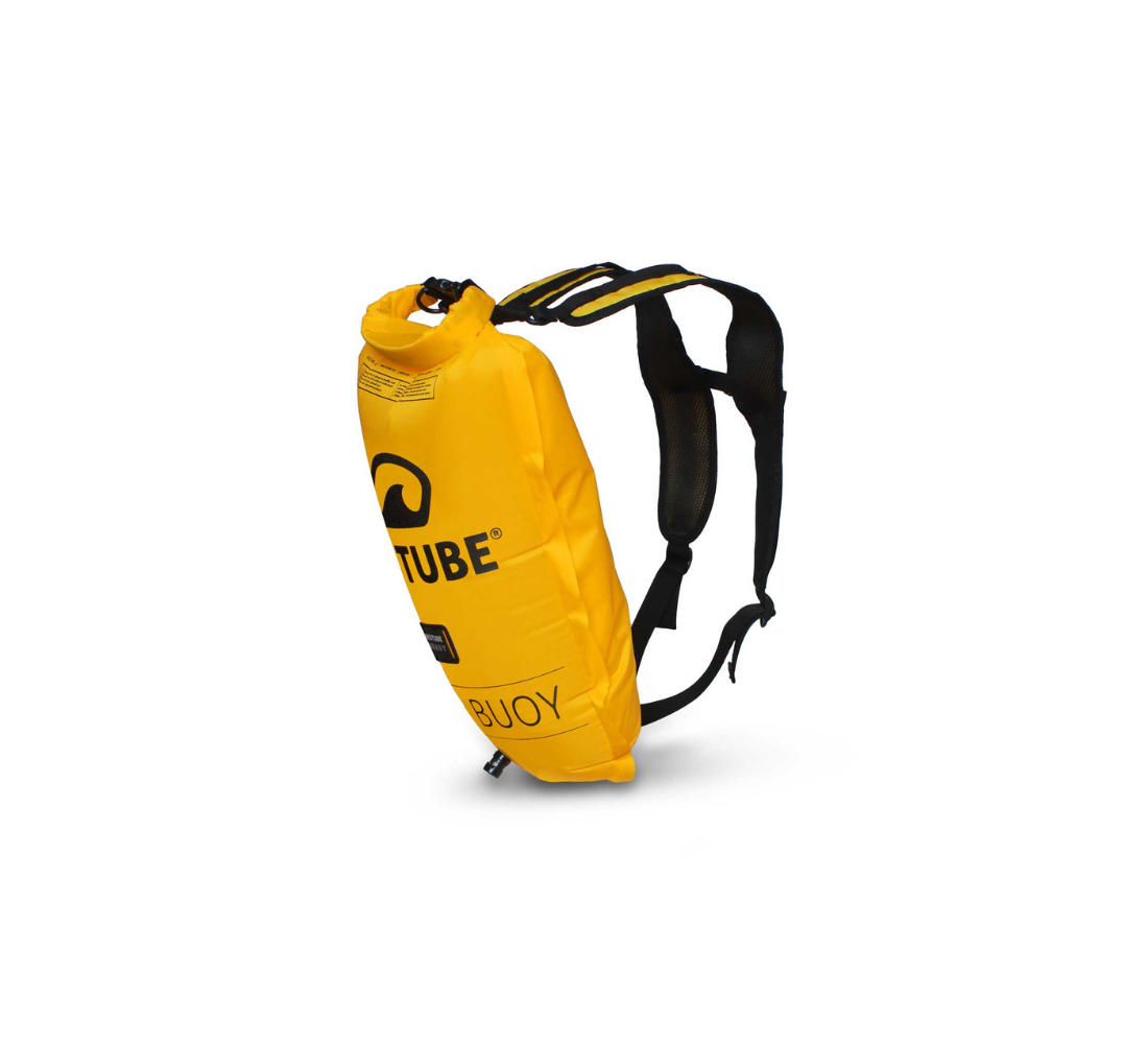 swimming buoy backpack straps