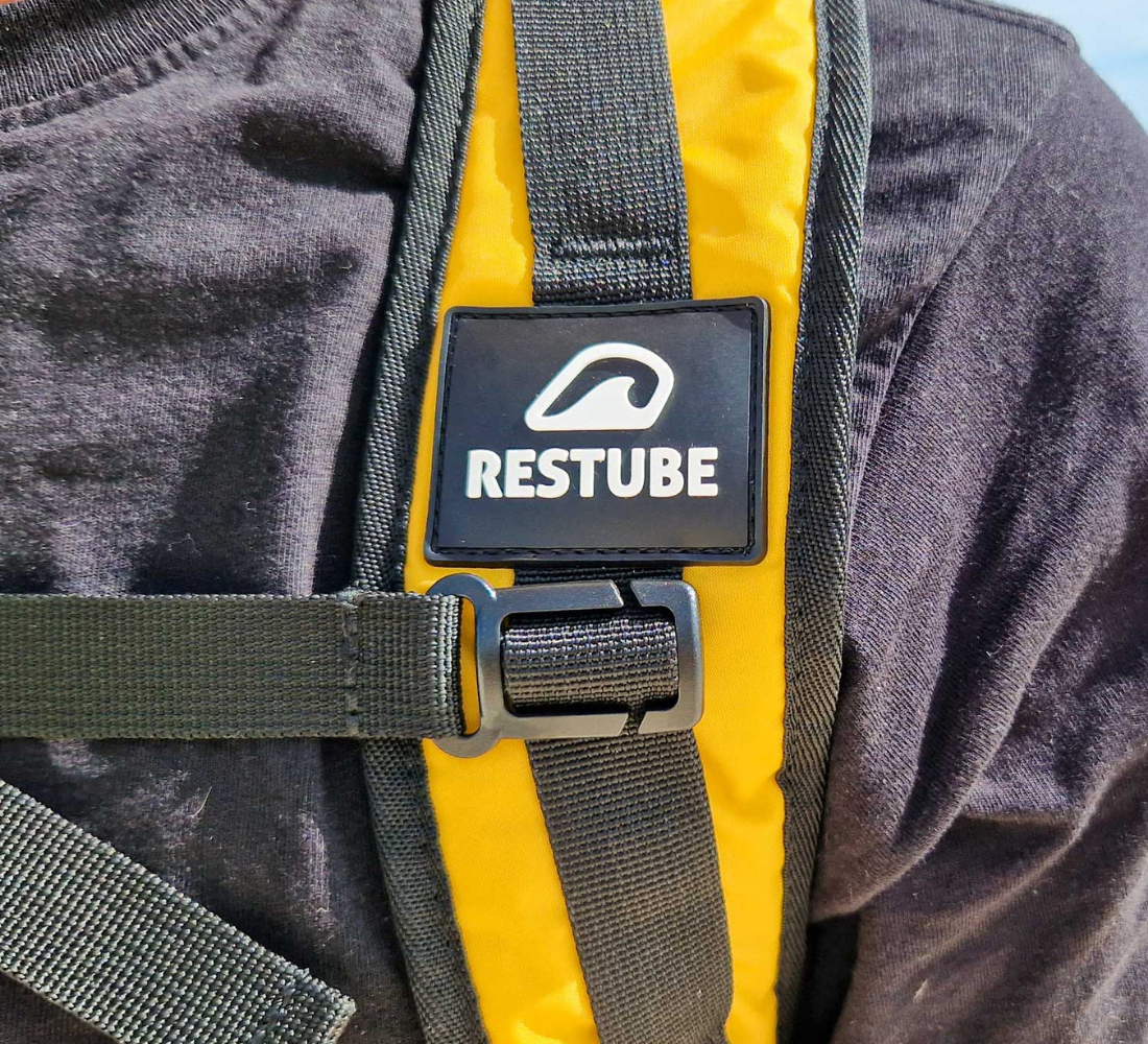 swimming buoy backpack straps