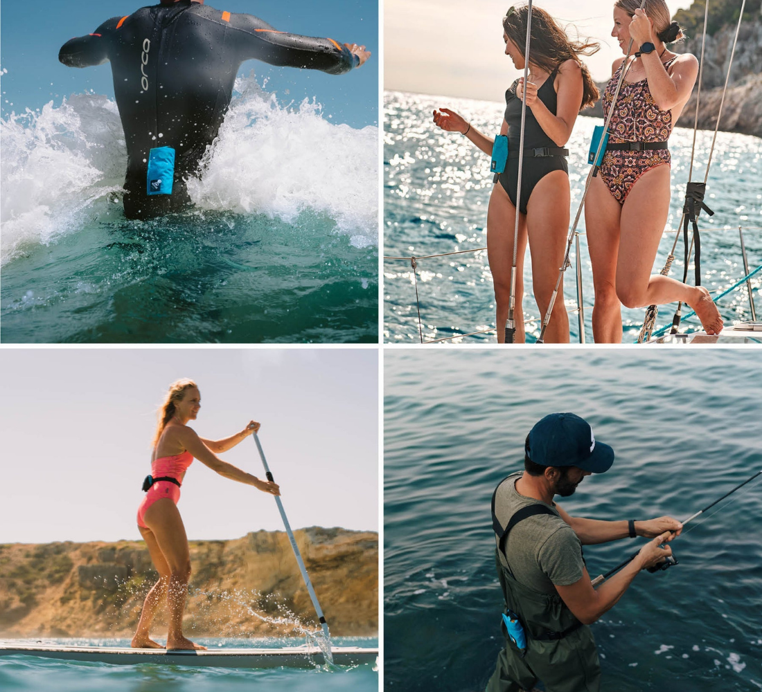 RESTUBE ACTIVE airbag galleggiante, Black icemint