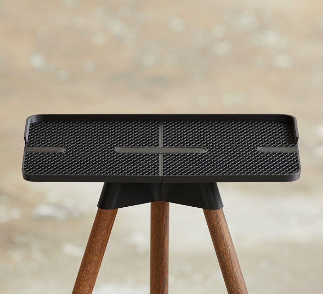 Laptop Race Table - Natural Oak / Phone + Towel + Bottle Holders