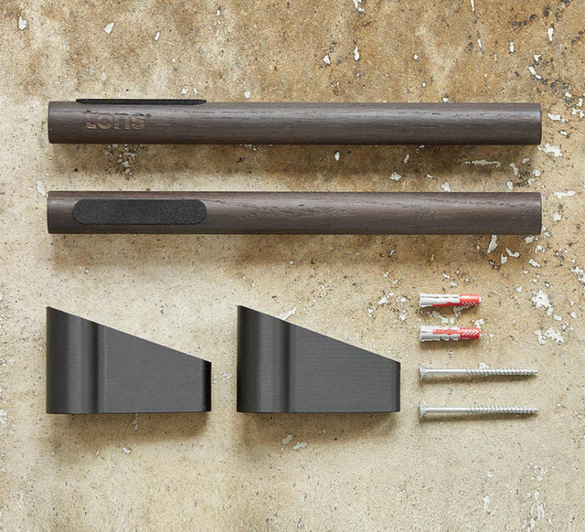 Wall Mount - Natural Oak / 32 cm . Road Bike