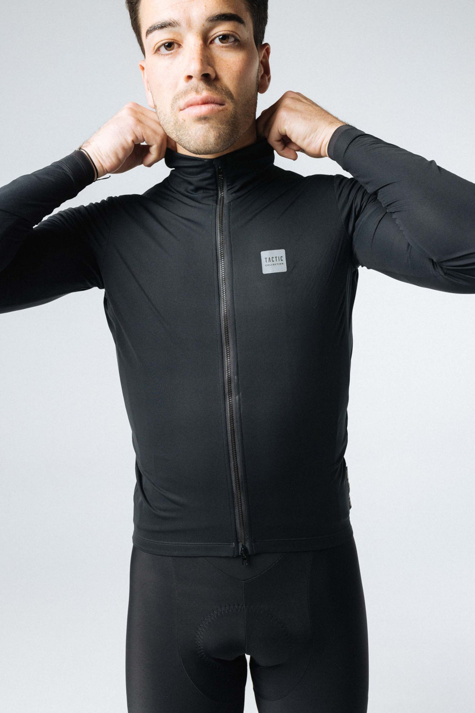 Man Skut Windbreaker Jacket Black