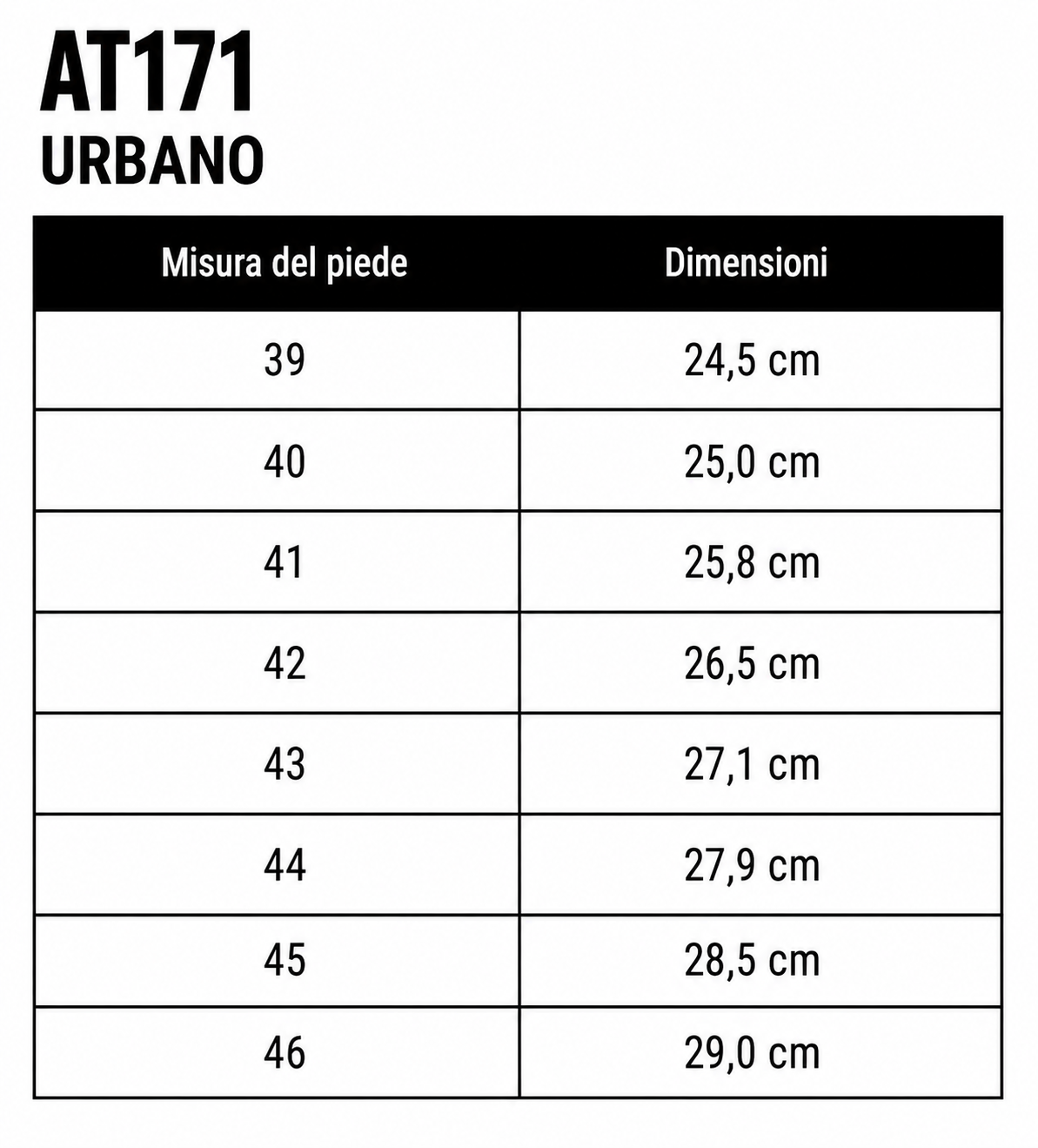AT171 URBAN PRO TEX TODO NEGRO