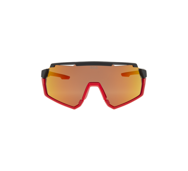 HELIOS - Gafas de sol cat. 3 | Negro mate/rojo