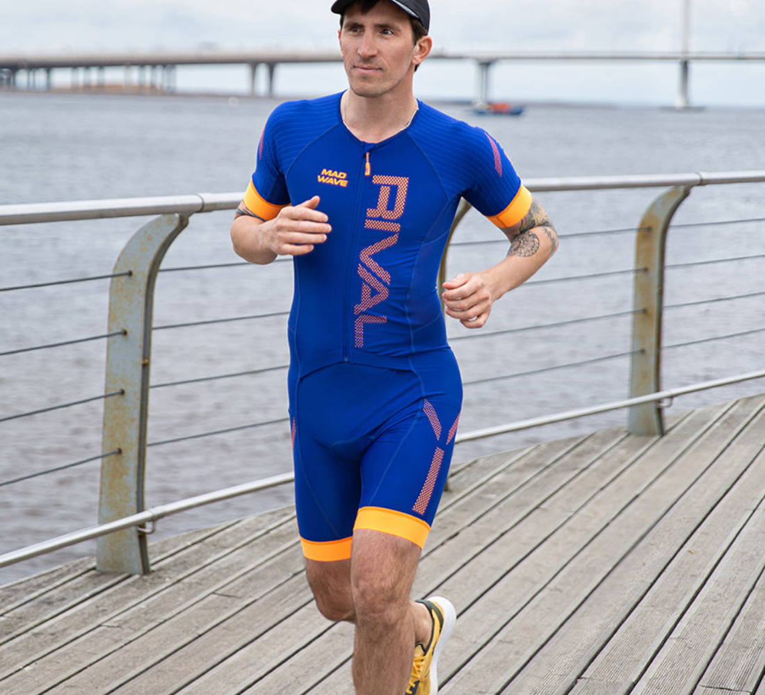 Men Competition Tri-Suit Rival LDSD STY men, Navy
