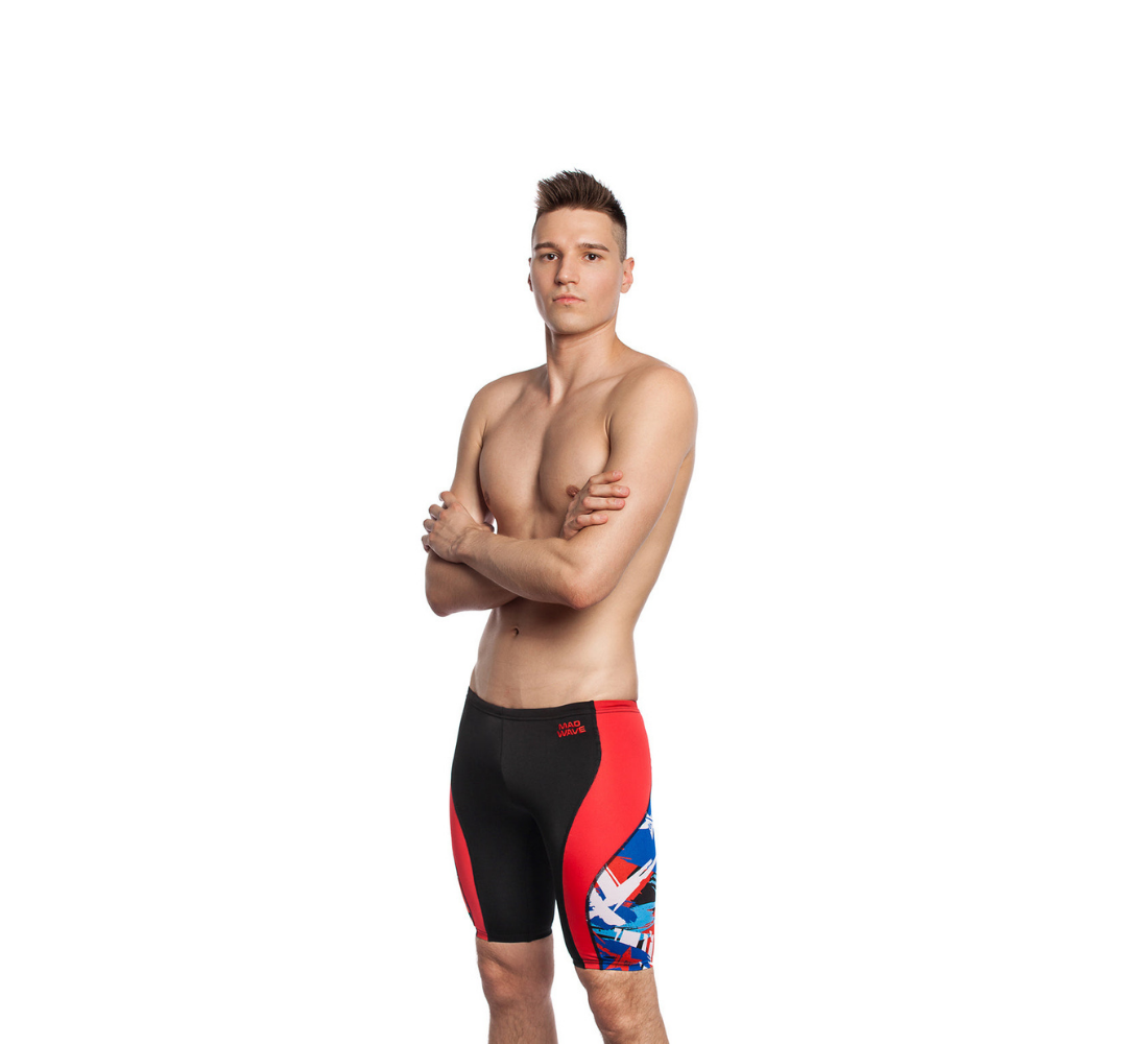 Herren Racing Jammer Forceshell Evolution Jammers, Schwarz