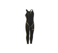 Herren Racing Jammer, Open Water, Vollrücken, Schwarz