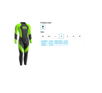 Traje neopreno Hombre OPNWTR Hydrostar DSSS FLS Hombre, Negro