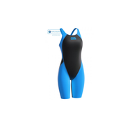 Traje de baño con espalda abierta MW Revolution mujer espalda abierta, Azure