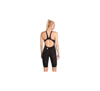 Traje de baño mujer carreras espalda abierta MW Revolution mujer espalda abierta, Negro