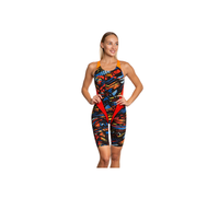 Women swimsuit antichlor Kneeskin PBT 03, Azure