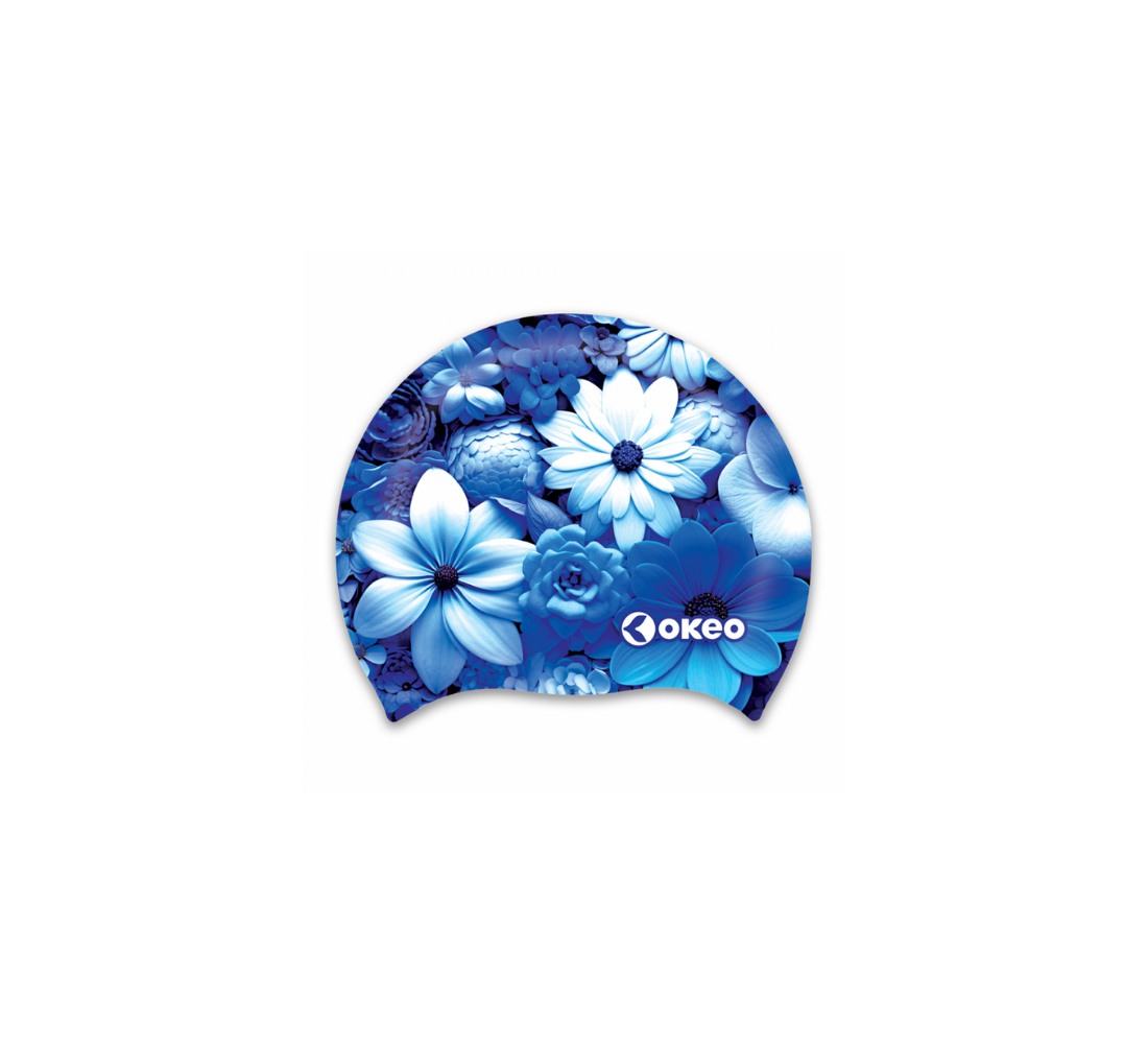 BADEKAPPE SUPERSKIN - FLOWERS tg.L