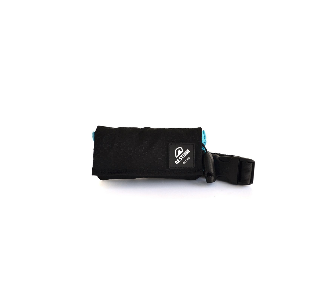 RESTUBE ACTIVE Schwimmairbag, Schwarz Icemint