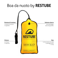 RESTUBE swimming buoy -
 Dry bag, increased visibility and flotation