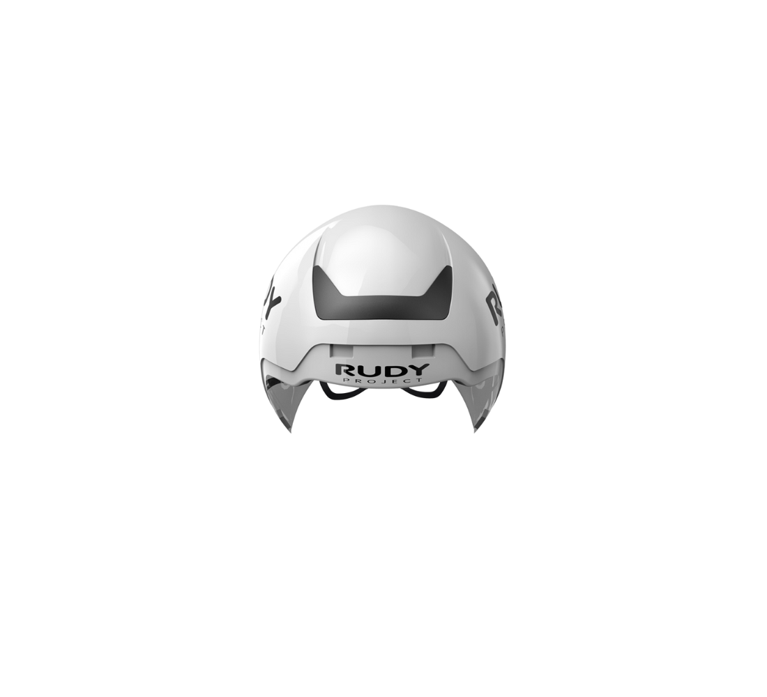 CASCO THE WING WHITE SHINY S/MC/lente laser black